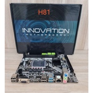 MOTHERBOARD INNOVATION H81 MAINBOARD SOCKET 1150 INTEL LGA 1150 (OFFICIAL WARRANTY)