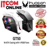 INVASION GT50 TG WITH 7 ARGB FANS MATX CASING BLACK/WHITE