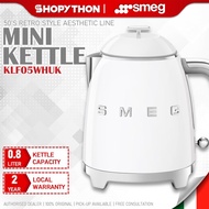 SMEG Mini Kettle KLF05WHUK - White (0.8L/1400w) Aesthetic Line 50's Retro Style Electric Jug Kettles Pemasak Air Pemanas