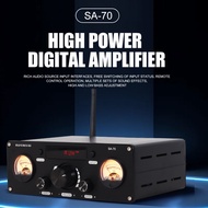 Pj.miaolai SA-70 Bluetooth Digital Power Amplifier TPA3255 High Power U Disk Optical Fiber Coaxial X