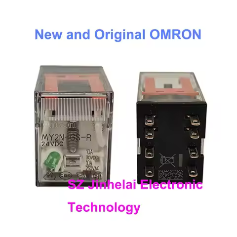 1pcs New and Original OMRON MY2N-GS -R Micro Relay 12 24 48 110 240VDC VAC Slim Relays