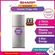 [FREE SHIPPING] Sharp 2 Door Fridge Inverter 440L SJ4422MSS