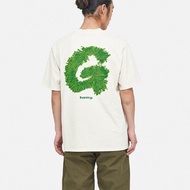 GRAMIC100% cotton T-shirt for men and women with large Glogo letters printed loose top short sleeve