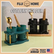 🏠READY STOCK🏠Kitchen Cutlery Holder Fork Spoon Knife Organiser Cutlery Holder Drainer Cutlery Tray U
