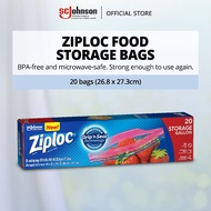 Ziploc Gallon Storage Double Zipper 20's