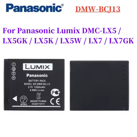 Original DMW-BCJ13 DMW BCJ13 DMWBCJ13 BP-DC10 BPDC10 Camera Battery 1250mah for Panasonic Lumix DMC-