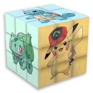 Kid's Pokemon Pikachu Rubik's Cube Toy Kindergarten Rubik's Cube Toy Kid's Creativity Level 3 Rubik'