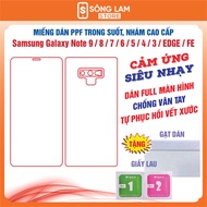Paste PPF Samsung Galaxy Note 9 8 7 6 5 4 3 EDGE FE Screen Protector Against Fingerprints Self-Healing Scratches - River Lam Store