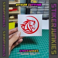 HORSE LOGO STICKER CUTTING STICKER