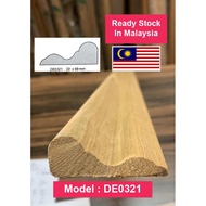 Wainscoting Wood Moulding / Wainscoting Kayu Moulding DE0321