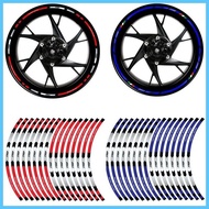 17inch 18 inch reflective rim sticker for motorcycle wheel decals sticker for honda yamaha