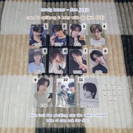 Wts photocard pc dohoon shinyu jihoon play hard try with us twu summer BEAT sparkling blue last bell