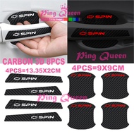 8PCS SPIN CAR HANDLE STICKERS CHEVROLET SPIN CAR DOOR HANDLE PROTECTOR STICKERS