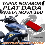 NOVA 160 FRONT CHEAST NUMBER PLAT BRACKET AVETA NOVA 160 TAPAK NO. PLAT DADA DEPAN AVETA NOVA 160