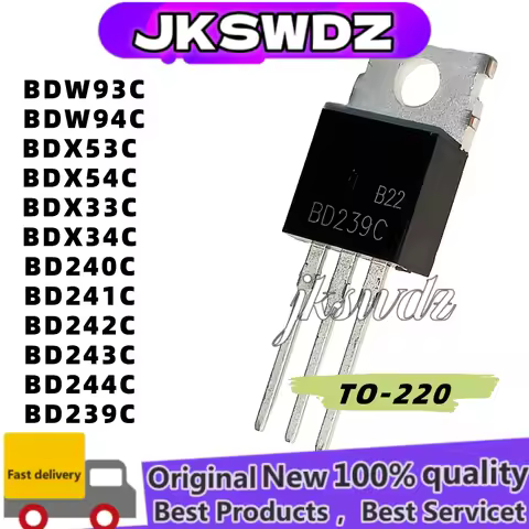 10pcs NEW BDW93C BDW94C BDX53C BDX54C BDX33C BDX34C BD240C 242C 243C 244C 239C BD911C BD912C BD241C 