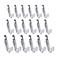 [tenlzsp0bc] 6Pcs Cable Support J Hooks, Storage Hangers, with Bat Wing Clips, Cable Management Hook