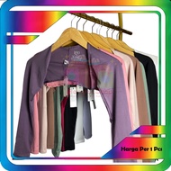 Top Wanita MANSET kimberly long bolero super crop Bolero Crop Manset/