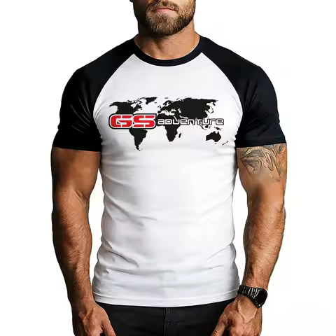 Premium GS Adventure Motorrad Commemorative Pure Cotton T-Shirt Comfortable and Stylish for Motorcyc