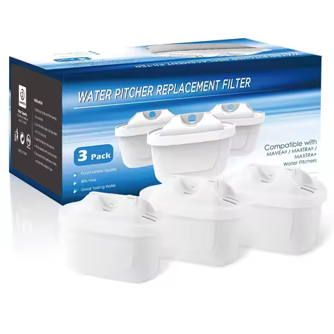 Water Filter for Jug Compatible with Brita Maxtra+ Water Filter Jug, Replacement Water Filter Cartri