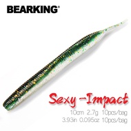 BEARKING Sexy Impact Soft Lures 10cm 2.7g Fishing Artificial Silicone Bass Pike Minnow Swimbait Jigg