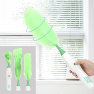 HOOMIN Soft Microfiber Dust Cleaner Brush For Home Furniture Car Window Bookshelf Multifunctional Electric Feather Duster