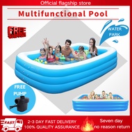 3layes Family Swimming Pool Inflatable Swimming Pool PVC Bathing Outdoor Toys Swimming Pool for kids
