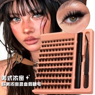 DIY Lash Extension Kit Eyelash Extension Cluster Natural C Curl Eyelashes Individual Lashes Cluster