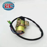 X-81810-0520 MV2-17A Shutoff Stop Solenoid 24V Fits Excavator 6BD1 6BF1 6RB1 Diesel Engine