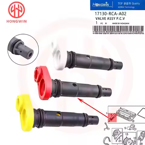 17130-RCA-A02 Car Exhaust Valve PCV Valve For Acura RLX TL MDX RDX RL Honda Accord Odyssey Passport 