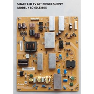SHARP LED TV 60'' POWER SUPPLY MODEL # LC-60LE360X