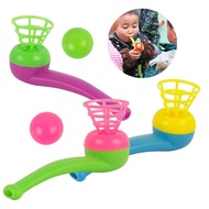 Plastic Pipe Blowing Ball Kids Toys Outdoor Games Balance Training Educational Toys Learning M3j6