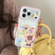 For iphone Case 17 Pro Max 16 Pro Max 15 Pro Max 14 Pro Max 2-in-1 Moon Bear phone case