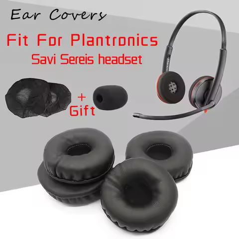 Ear Pads For Plantronics Savi W710 W720 W740 W745 W410 W420 W440 W445 Headset Mic Cover