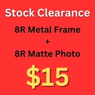 Stock Clearance: 8R Metal Frame + 8R Matte Photo