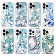 Genshin Impact Odette Cute Girl Transparent Casing For IPhone XR 11 12 13 14 15 Pro 14 15 Plus I11 I