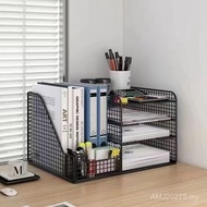 【Office Shelf】File Holder File box Book stand Office Storage Box Document Rack File Storage Rack Boo