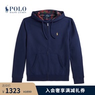 Polo Ralph Lauren 拉夫劳伦男装 24年秋冬RL起绒布全拉链连帽衫RL18895 410-航海蓝 M