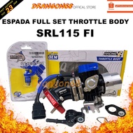 THROTTLE BODY ESPADA FULL SET SRL115 FI LAGENDA115 FI 32mm/34mm/36mm