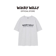 Wacky Willy Big Typo Short Sleeve T-Shirt Grey (80051SBTSSU_S6GRXX)