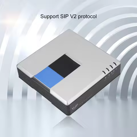 Internet Phone Adapter PAP2T VoIP Gateway Internet Phone 2 Ports Adapter SIP RJ45 Cable For Linksys