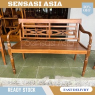 Kerusi Kayu Jati 2 Seatter / Kerusi kayu Jati