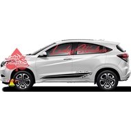 HONDA HR-V CAR STICKERS HR-V SIDE BODY STICKERS