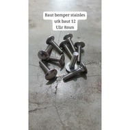 Bumper Bolts 12 stainless M8x16mm to 8Mx100mm pitch 1.25/ Bolts 12 CB 8x16mm to 8x100mm stainless fi