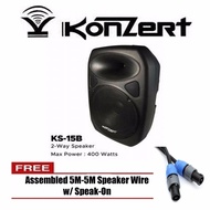 KONZERT KS-15B PASSIVE SPEAKER 15 2WAY [ 1pc ONLY ]