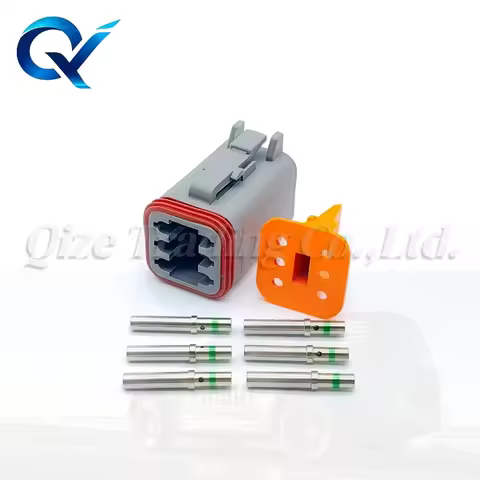 For Deutsch 6 Pin Connector DT Series automotive connectors Reinforced PA66 DT06-6S DT04-6P Waterpro