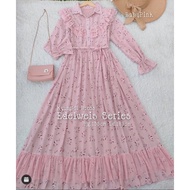 Kyungmi Series Dress EDELWEIS Vintage/Dress Maxi/ Dress Muslimah Cantik 2025