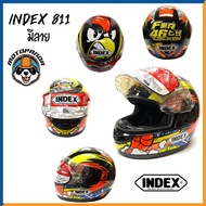 หมวกกันน็อค INDEX 811 เต็มใบ สินค้าแท้ล้านเปอร์เซ็นต์ สีดำ,ดำเงา,ดำด้าน มีลาย ไม่มีลาย หมวกINDEX หมวกกันน็อคเต็มใบ