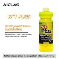 AICLAS W7PLUS Sabun Kereta Nano Wax, Shampoo Cuci Kereta 500ML, Menanggalkan Kotoran Degil, Kesan Cu