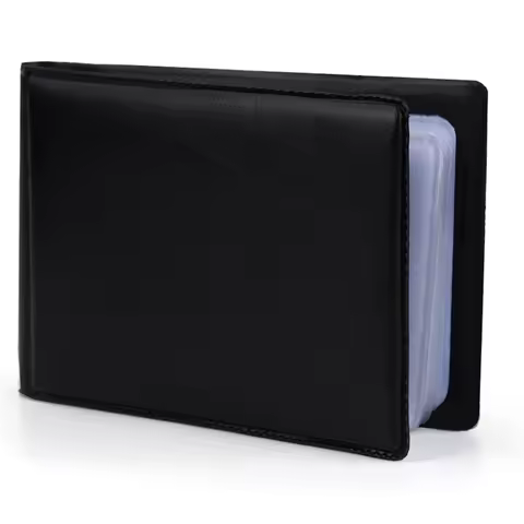 40/300 Leather Cards ID Credit Card Holder Book Case Organizer Business Cards ID Container Credit Ca