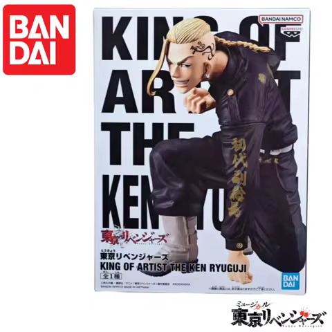 In Stock Bandai Original Banpresto Tokyo Revengers King of Artist Draken Garage Kit Model Ornaments 
